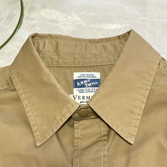 VERMEIL par iena  ARMY TWILL  ワークシャツ