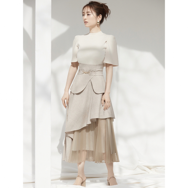 SNIDEL❤️新品未使用❤️ ケープスリーブニットプルオーバーIVR❤️完売品