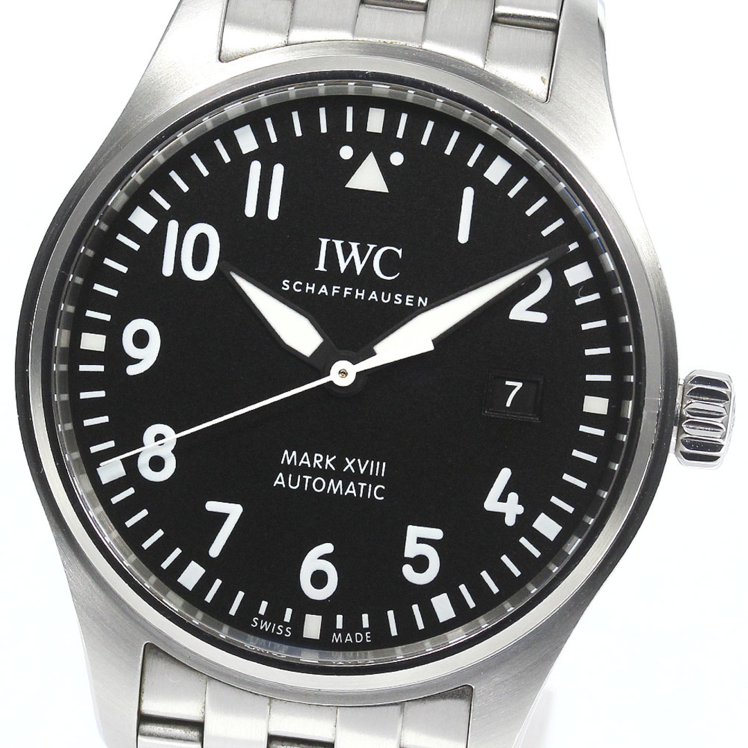 IWC SCHAFFHAUSEN IW327015 パイロットウォッチ マークXVIII デイト 自動巻き メンズ 箱・保証書付き_751456