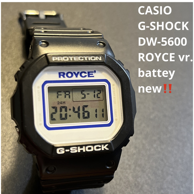 CASIO G-SHOCK DW-5600カシオ デジタル 腕時計 royce