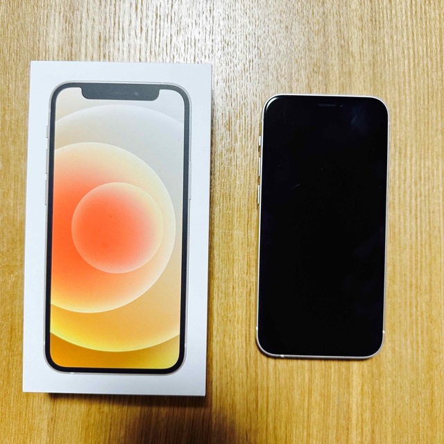 美品♡箱付き iPhone 12 mini ホワイト 64GB SIMフリー