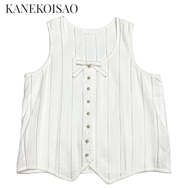 KANEKOISAO コットンブラウス ベスト カネコイサオ | www.visadoctor.in
