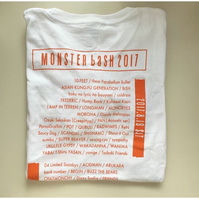 MONSTER baSH モンバス tシャツ 2017 チケットの音楽(音楽フェス)の商品写真