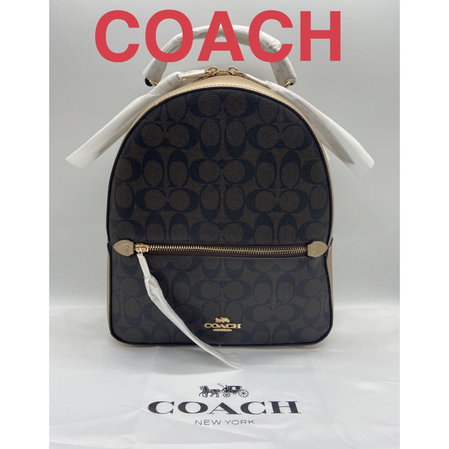 ブランド★新品未使用★COACH リュック バックパック レディース　シグネーチャー