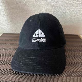 acg  × supreme　6panel cap BLK　新品未使用