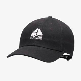 acg  × supreme　6panel cap BLK　新品未使用