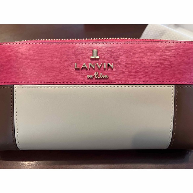 新品 定価20,900円 LANVIN ランバンオンブルー 長財布 ウォレット