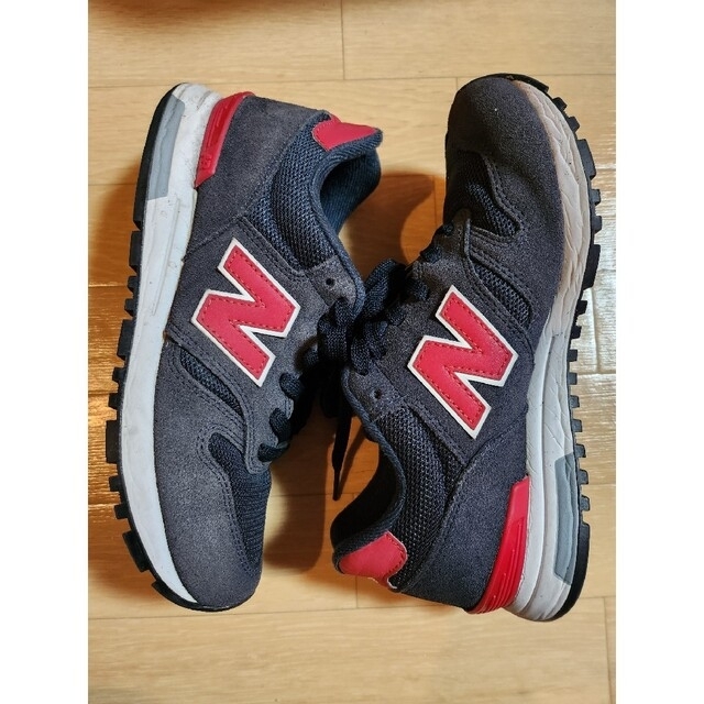 New Balance(ニューバランス)のニューバランス565　24.5㌢　ネイビー×レッド レディースの靴/シューズ(スニーカー)の商品写真