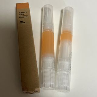 ムジルシリョウヒン(MUJI (無印良品))の無印良品 ネイルケアオイル 3.2g 未使用1本と1/3本(ネイルケア)