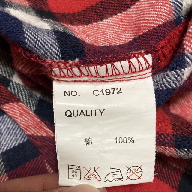 神戸レタス - チェックシャツ 赤、白の通販 by おはな's shop｜コウベレタスならラクマ