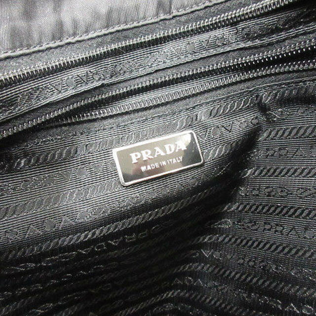 プラダ PRADA ナイロン ショルダーバック 鞄 黒 ブラック 8