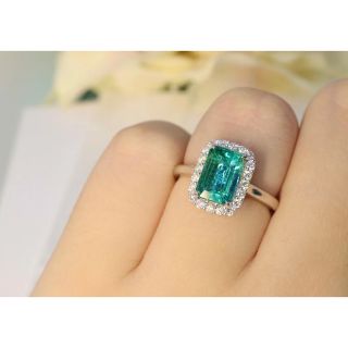天然 エメラルド ダイヤ リング1.93ct k18 fの通販 by Rui|ラクマ
