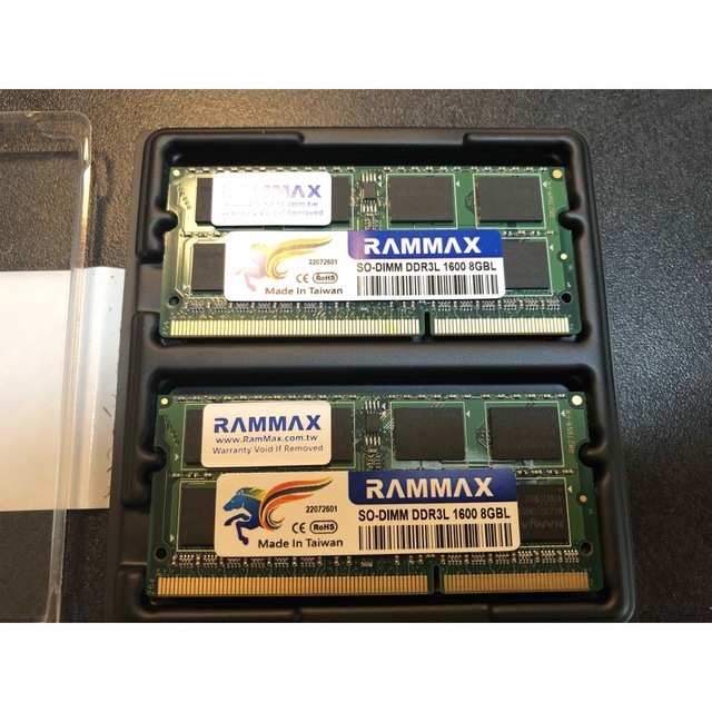 SO-DIMM DDR3L 1600 8GB×2 RM-SD1600-D16GBの通販 by エム's shop｜ラクマ