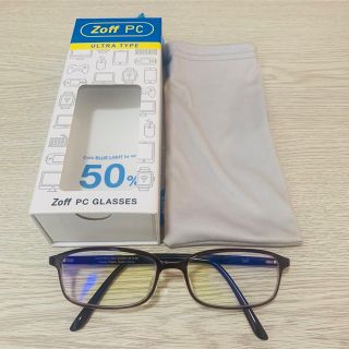 ゾフ(Zoff)のスクエア型ブルーライトカットメガネ（カット率50%）(サングラス/メガネ)