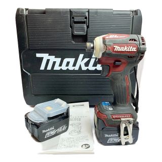 マキタ(Makita)の♭♭MAKITA マキタ 14.4V　充電式インパクトドライバ　 TD161D オーセンティックレッド(その他)