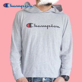チャンピオン(Champion)のLサイズ/Champion チャンピオン ロゴプリント パーカー Tシャツ(Tシャツ(長袖/七分))