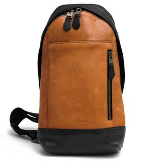 コーチ／COACH バッグ ショルダーバッグ 鞄 メンズ 男性 男性用レザー 革 本革 ブラウン 茶  72096 manhattan sling pack マンハッタン スリング パック クロスボディ ボディバッグ