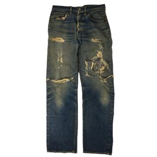 リーバイス(Levi's)のLEVI'S 501xx デニム 54～55年頃 ヴィンテージ リーバイス W32相当(ワークパンツ/カーゴパンツ)