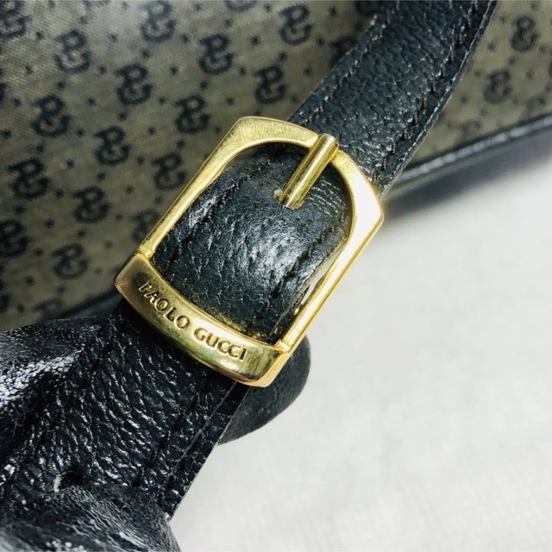 Gucci - 極美品！PAOLO GUCCI 正規品 Vintage ミニショルダーバッグの