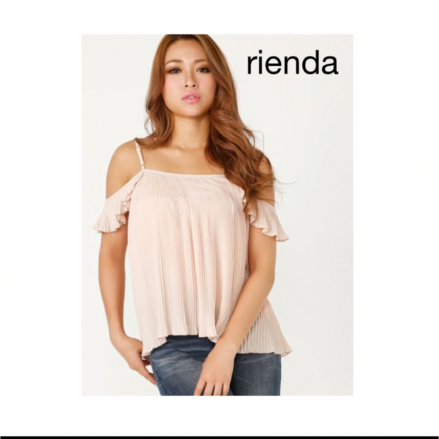 rienda(リエンダ)のrienda  プリーツシフォントップス レディースのトップス(カットソー(半袖/袖なし))の商品写真