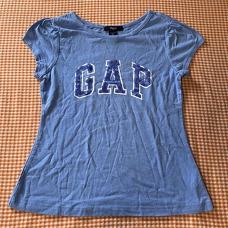 ギャップキッズ(GAP Kids)のGap kids ギャップキッズ スパンコールTシャツ ブルー系(Tシャツ/カットソー)