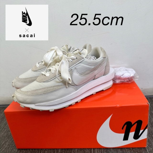 NIKE - ナイキ Sacai LDWaffle ナイロン ホワイト 25.5cmの+stbp.com.br