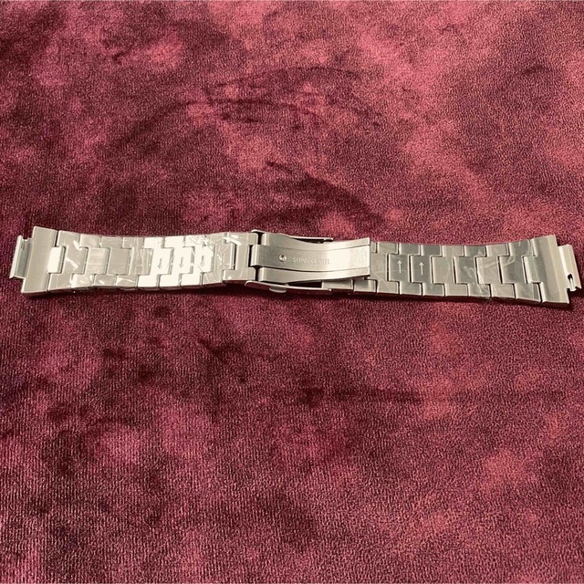 G-SHOCK カスタム用　互換　ベルト　ステンレス製 5600系 シルバー メンズの時計(金属ベルト)の商品写真