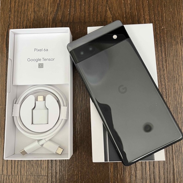 美品 Google Pixel 6a Charcoal 128GB おまけ付き - スマートフォン本体