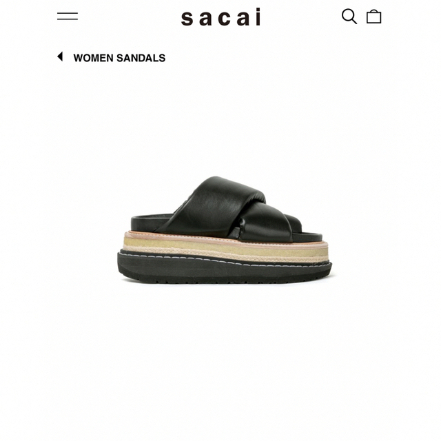 sacai(サカイ)のあい様専用sacai Multiple Sole Sandals サカイ レディースの靴/シューズ(サンダル)の商品写真