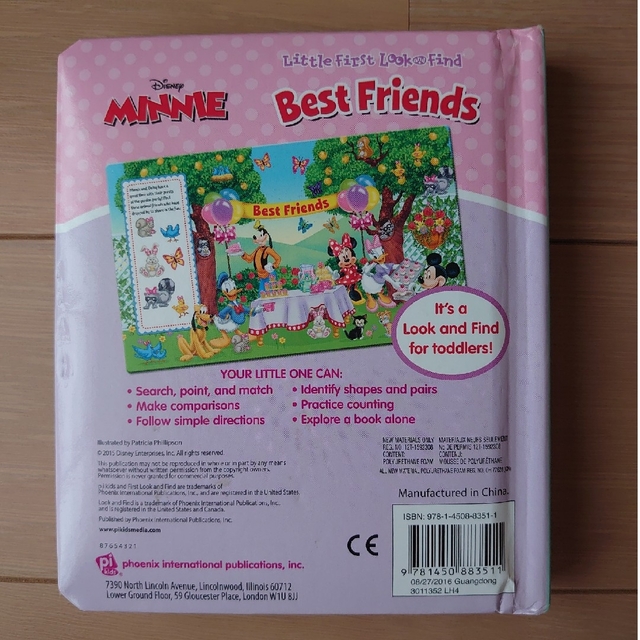 Disney(ディズニー)のDisney MINNIE Best Friends  look＆Find エンタメ/ホビーの本(洋書)の商品写真