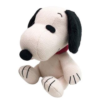 スヌーピー(SNOOPY)の新品！スヌーピー ぬいぐるみ ヘリンボーン ベージュ(ぬいぐるみ)