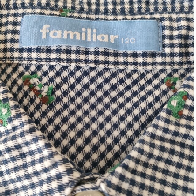 familiar(ファミリア)のfamiliar　シャツ120cm キッズ/ベビー/マタニティのキッズ服男の子用(90cm~)(ブラウス)の商品写真