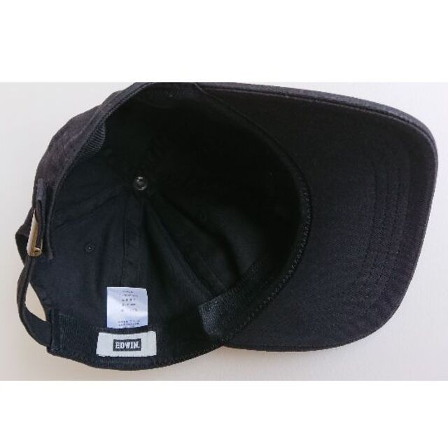 EDWIN(エドウィン)のエドウィン　キャップ　ブラック レディースの帽子(キャップ)の商品写真