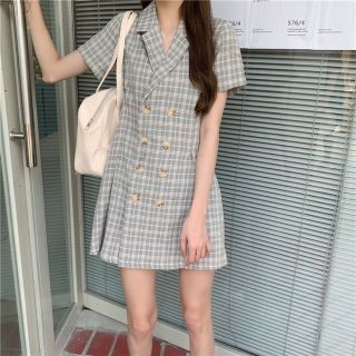 ♡今期 新品 ♡チェック ラップ ワンピース♡