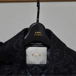 TATRS タトラス SRL M65 ダウン ロングコート メンズ ペイズリー柄-