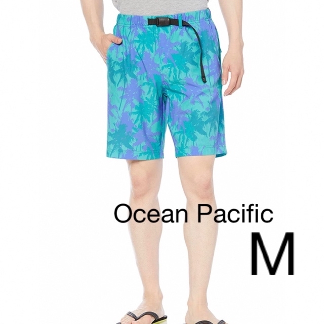 OCEAN PACIFIC - オーシャンパシフィック ブルー Mサイズ メンズ サーフパンツ ショートパンツの通販 by ♪machy's shop| オーシャンパシフィックならラクマ