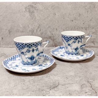 ROYAL COPENHAGEN - ロイヤルコペンハーゲン カップ&ソーサー ブルー