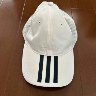 アディダス(adidas)のadidasキャップ　キッズ用　54〜57センチ　美品‼︎(帽子)