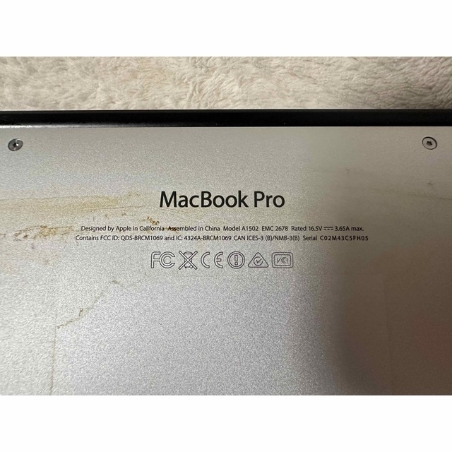 MacBook Pro (Retina, 13インチ, Late 2013)動作 4