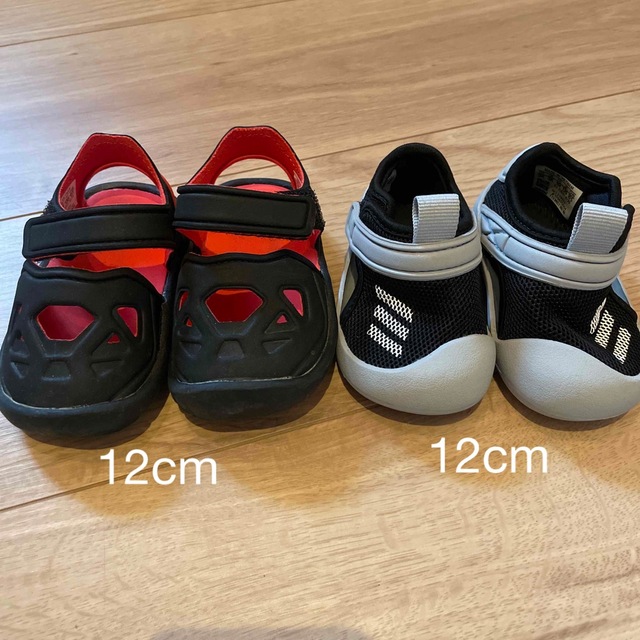 adidas(アディダス)のadidas⭐︎アンパンマン　サンダル4足セット　12cm 〜13.5cm キッズ/ベビー/マタニティのベビー靴/シューズ(~14cm)(サンダル)の商品写真