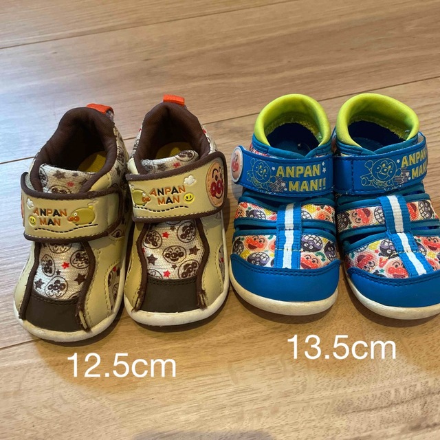 adidas(アディダス)のadidas⭐︎アンパンマン　サンダル4足セット　12cm 〜13.5cm キッズ/ベビー/マタニティのベビー靴/シューズ(~14cm)(サンダル)の商品写真