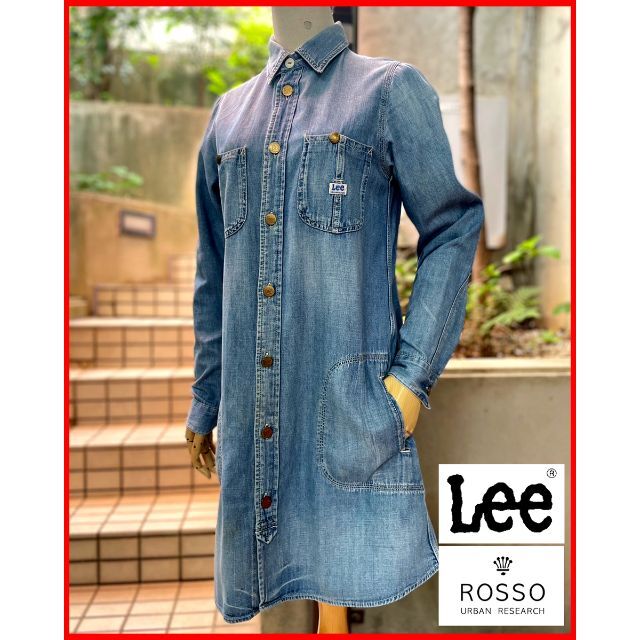 URBAN RESEARCH ROSSO(アーバンリサーチロッソ)の爽♪ﾛﾝｸﾞﾀﾞﾝｶﾞﾘｰｼｬﾂ【Lee X ROSSO】ｺﾗﾎﾞﾓﾃﾞﾙ送料込 レディースのトップス(シャツ/ブラウス(長袖/七分))の商品写真