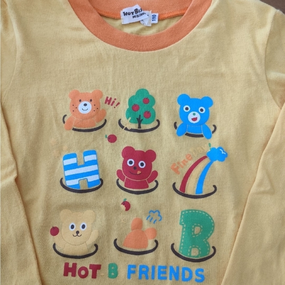 HOT BISCUITS(ホットビスケッツ)のhoshi様【専用】HOT BISCUTS ロンＴ110cm キッズ/ベビー/マタニティのキッズ服男の子用(90cm~)(Tシャツ/カットソー)の商品写真