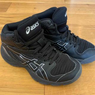 アシックス(asics)のasics ダンクショットDUNKSHOT 19cm 黒(スニーカー)