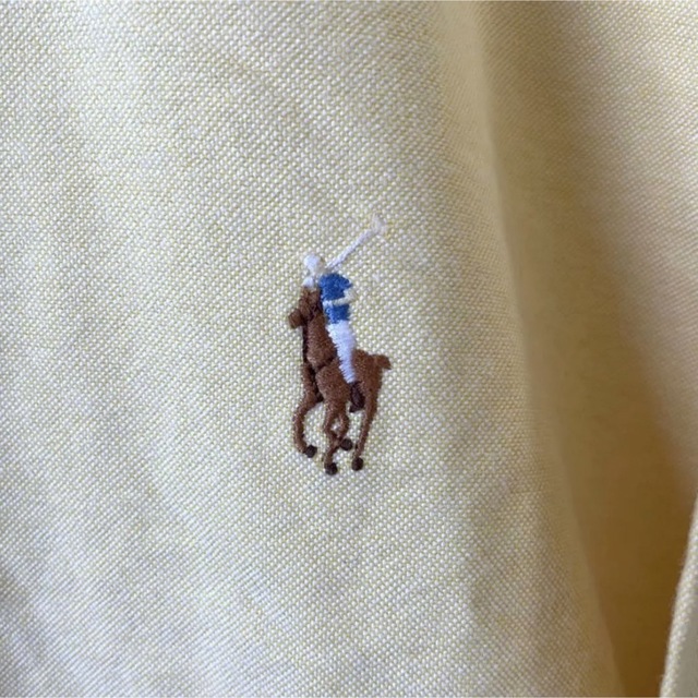 セール【美品 レア 90s】ラルフローレン オックスフォード BDシャツ 刺繍