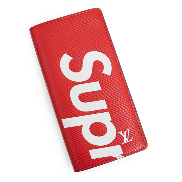 ルイ ヴィトン ポルトフォイユ ブラザ シュプリーム Supreme コラボ 二つ折り長財布 エピレザー レッド 赤 M67719 箱付 LOUIS  VUITTON（新品・未使用品） | フリマアプリ ラクマ