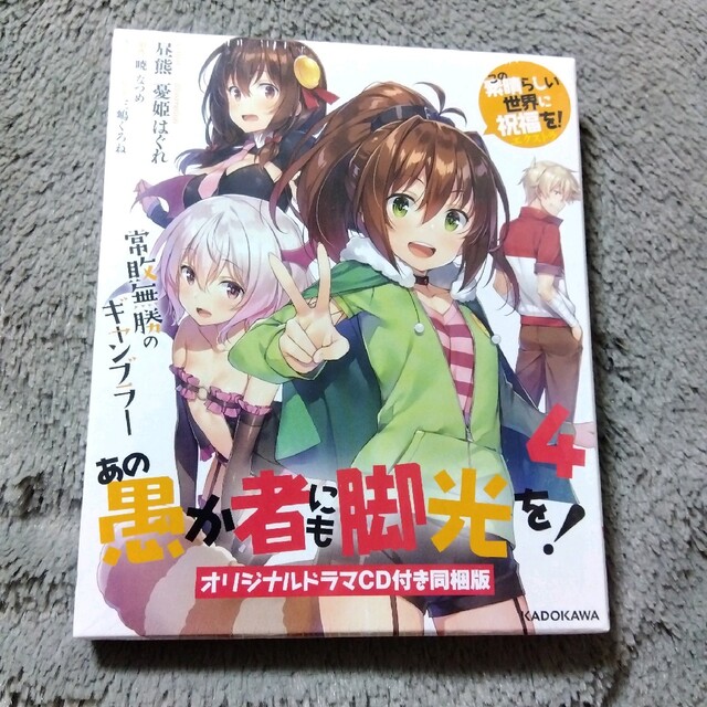 ✨新品✨ この素晴らしい世界に祝福を！あの愚か者にも脚光を！ 4巻 限定版 エンタメ/ホビーの本(文学/小説)の商品写真