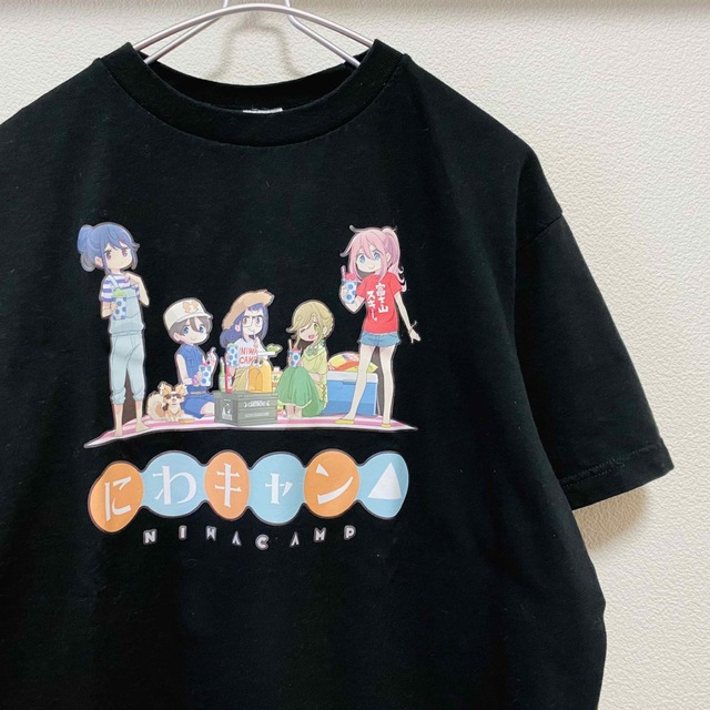 BEAMS(ビームス)の一点物　限定　ゆるキャン　にわキャンTシャツ メンズのトップス(Tシャツ/カットソー(半袖/袖なし))の商品写真