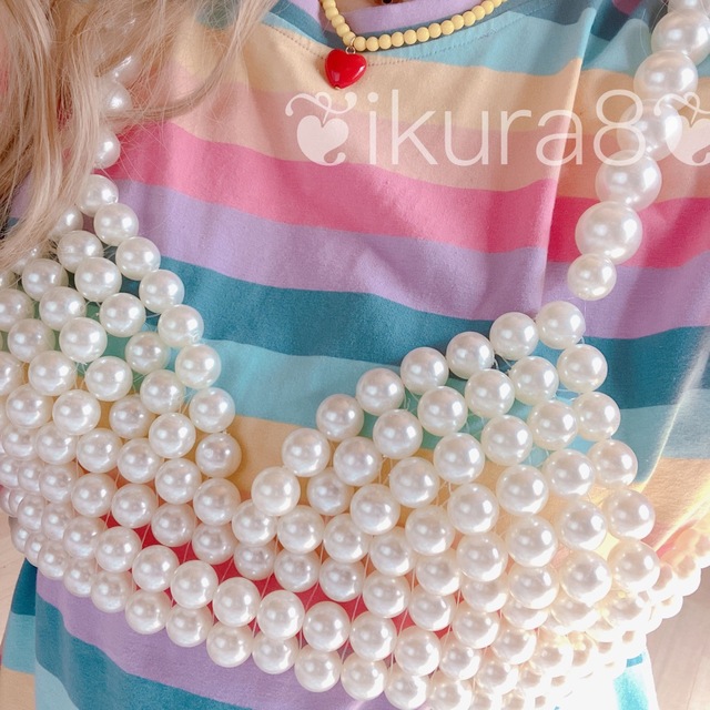 Pearl bustier - キャミソール