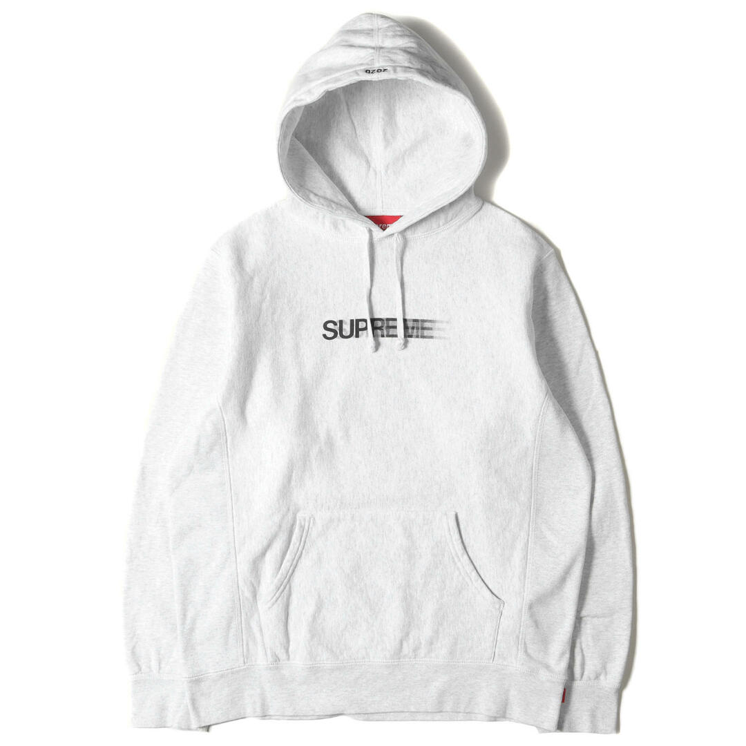 Supreme Motion Logo Hooded Black Sサイズ